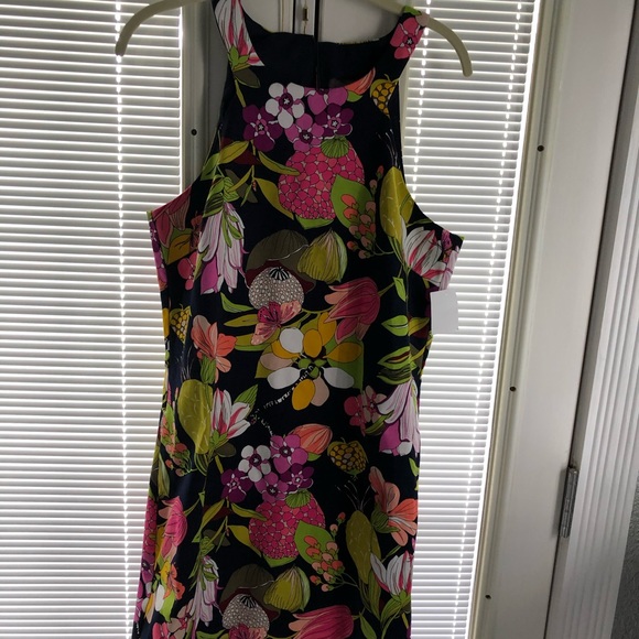 Trina Turk Aptos Tropical Print Sheath Dress - Picture 2 of 5